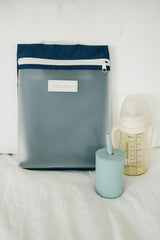 Large Pouch (Link Pink and Navy)