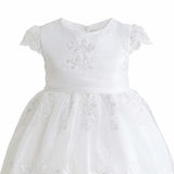 White Valina Lace Communion Dress
