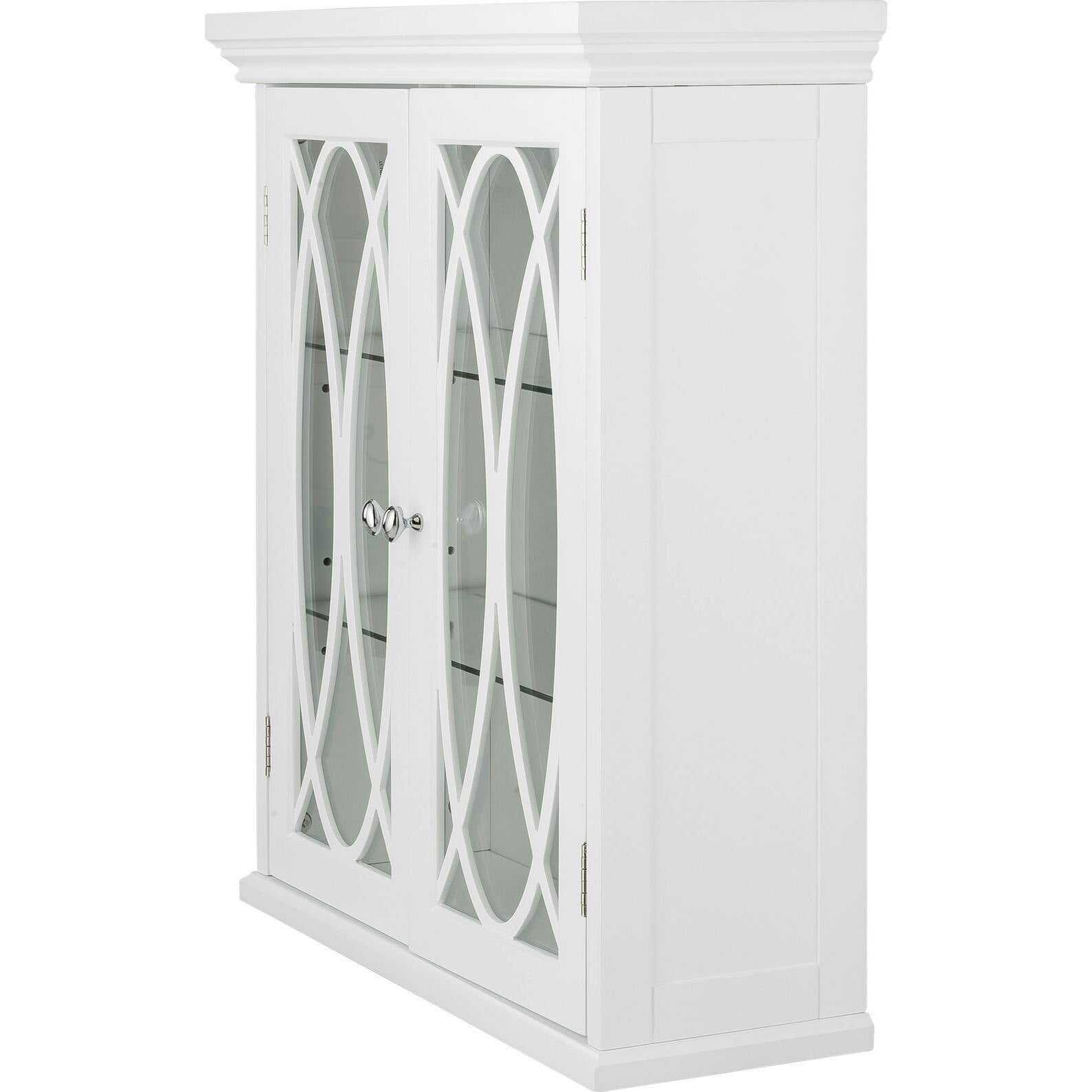 Florence 2 Door Wooden Removable Wall Cabinet with Adjustable Shelves