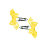 Rosane Bow Solid Colors  set of 2 Snap Clips