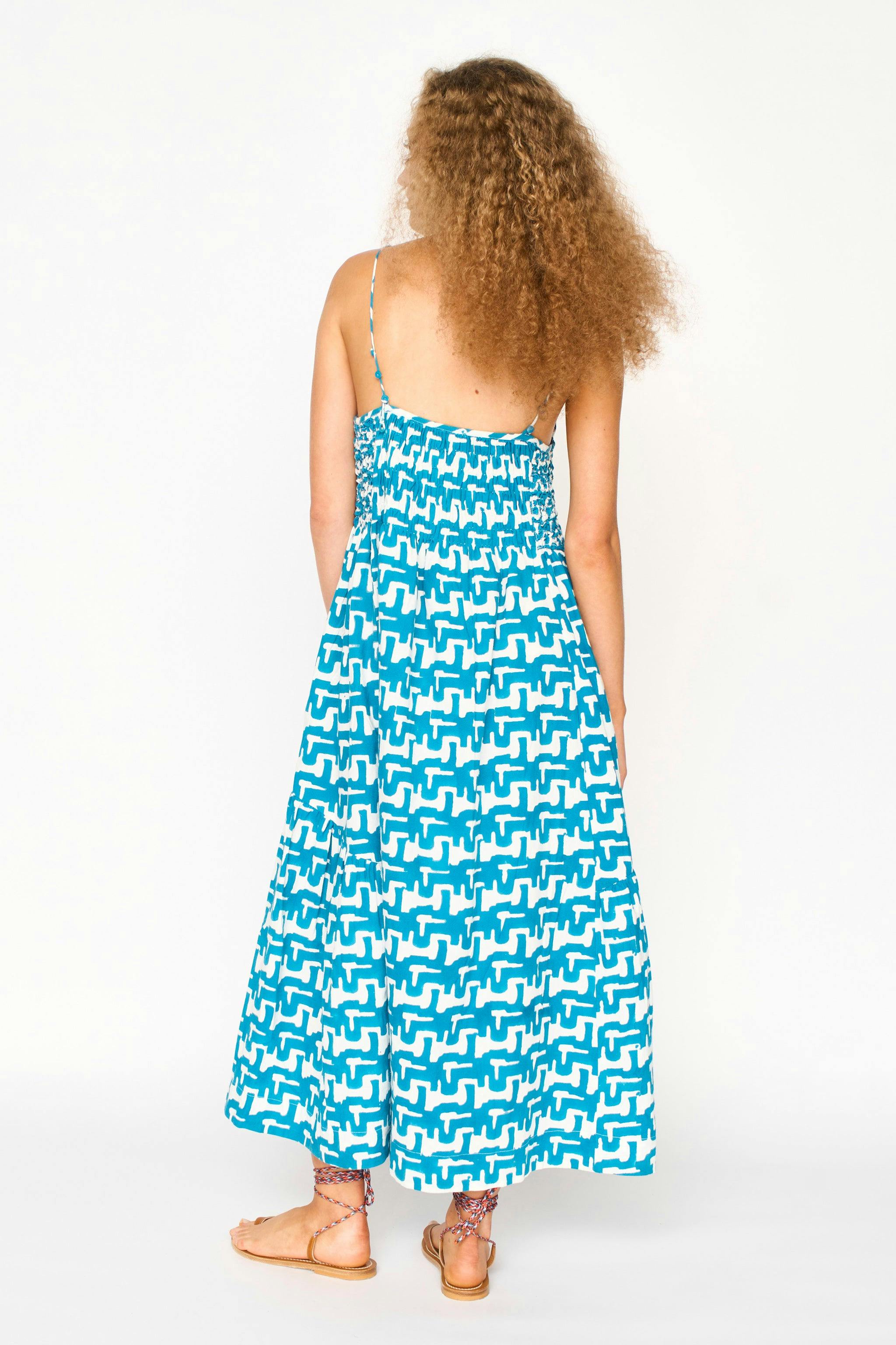 Janeiro Dress, Blue