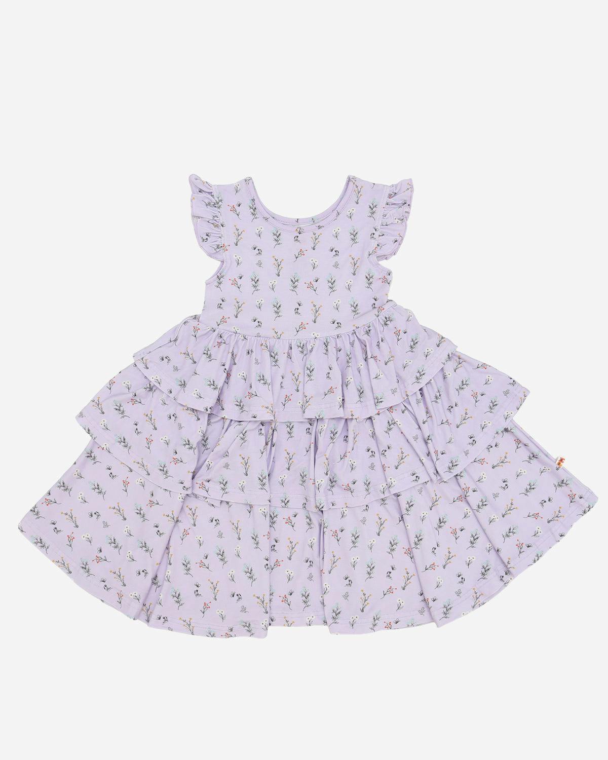Bamboo Ruffle Layered Dress