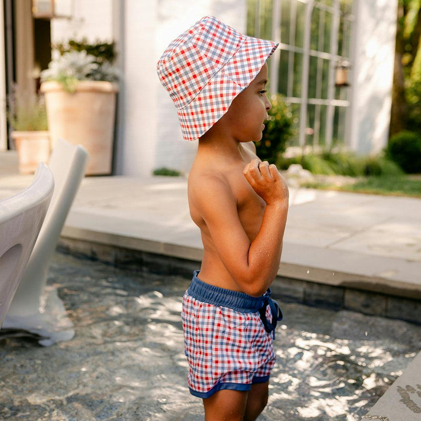 Knox Swim Short - Heritage Gingham