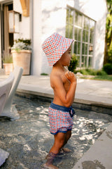Knox Swim Short - Heritage Gingham