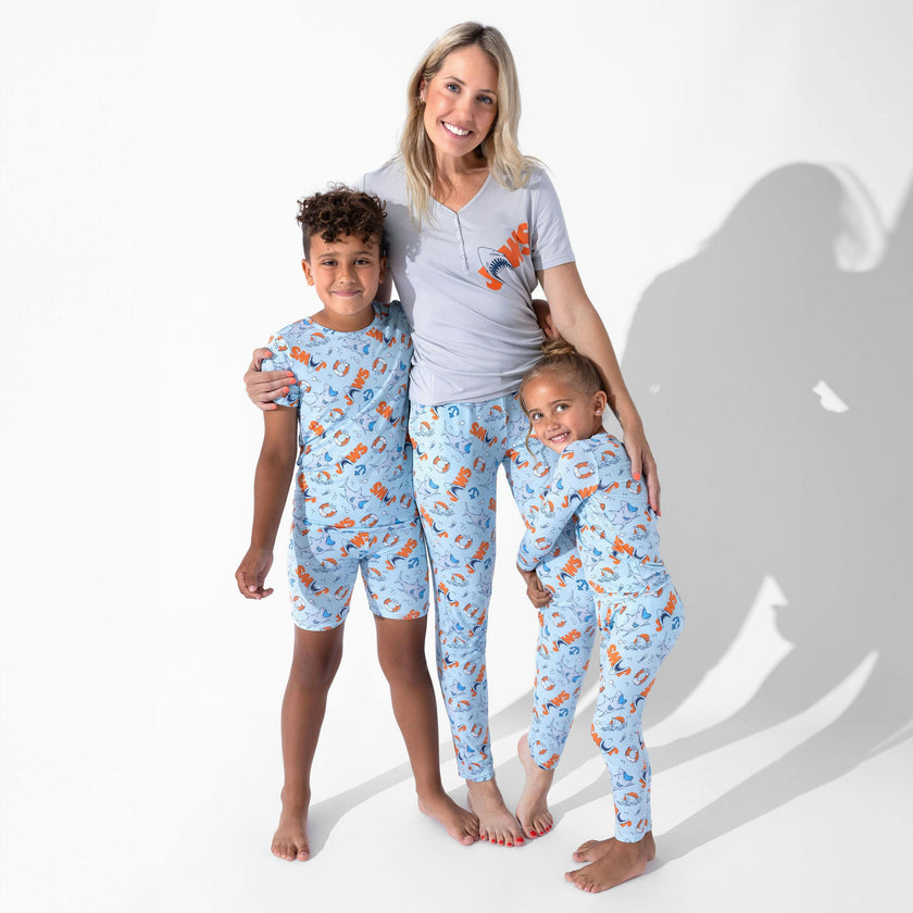 JAWS Bamboo Kids Pajama Short Set