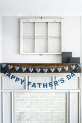 Heart Garland (Serenity Blue)