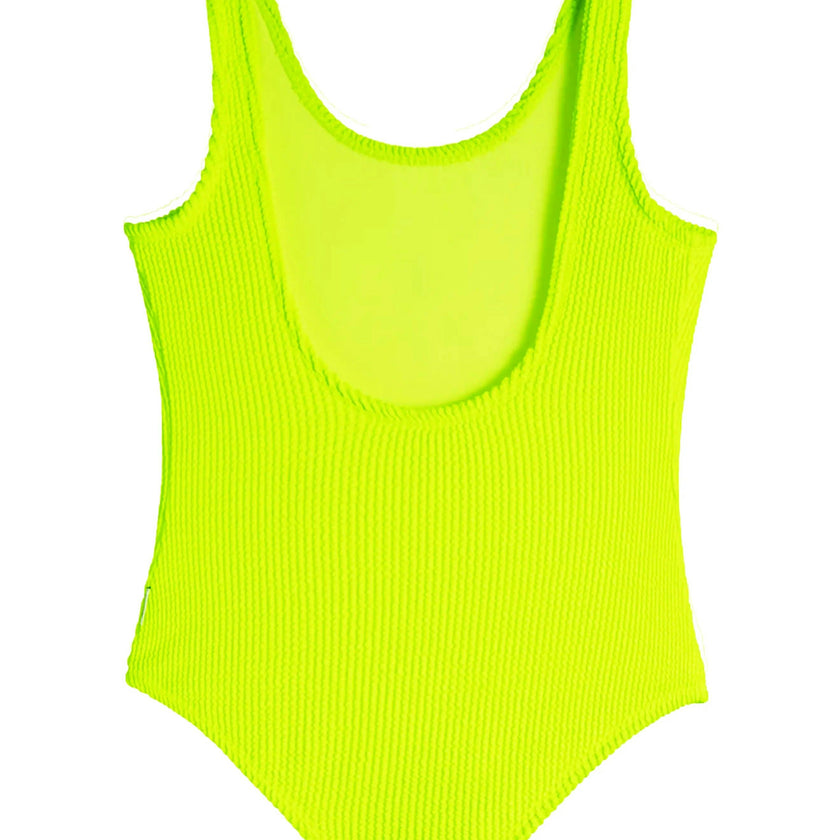 Ester Crinkle One Piece Swimsuit - Citrus Lime