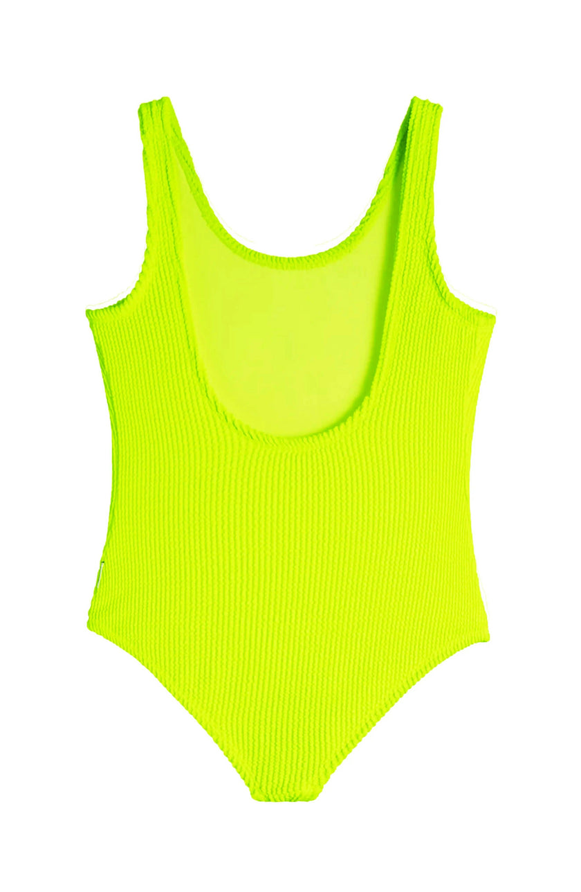 Ester Crinkle One Piece Swimsuit - Citrus Lime