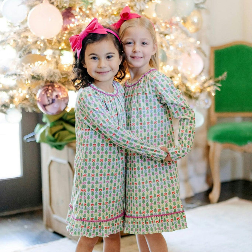 Carlin Girls' Dress - Tree Topper Bows