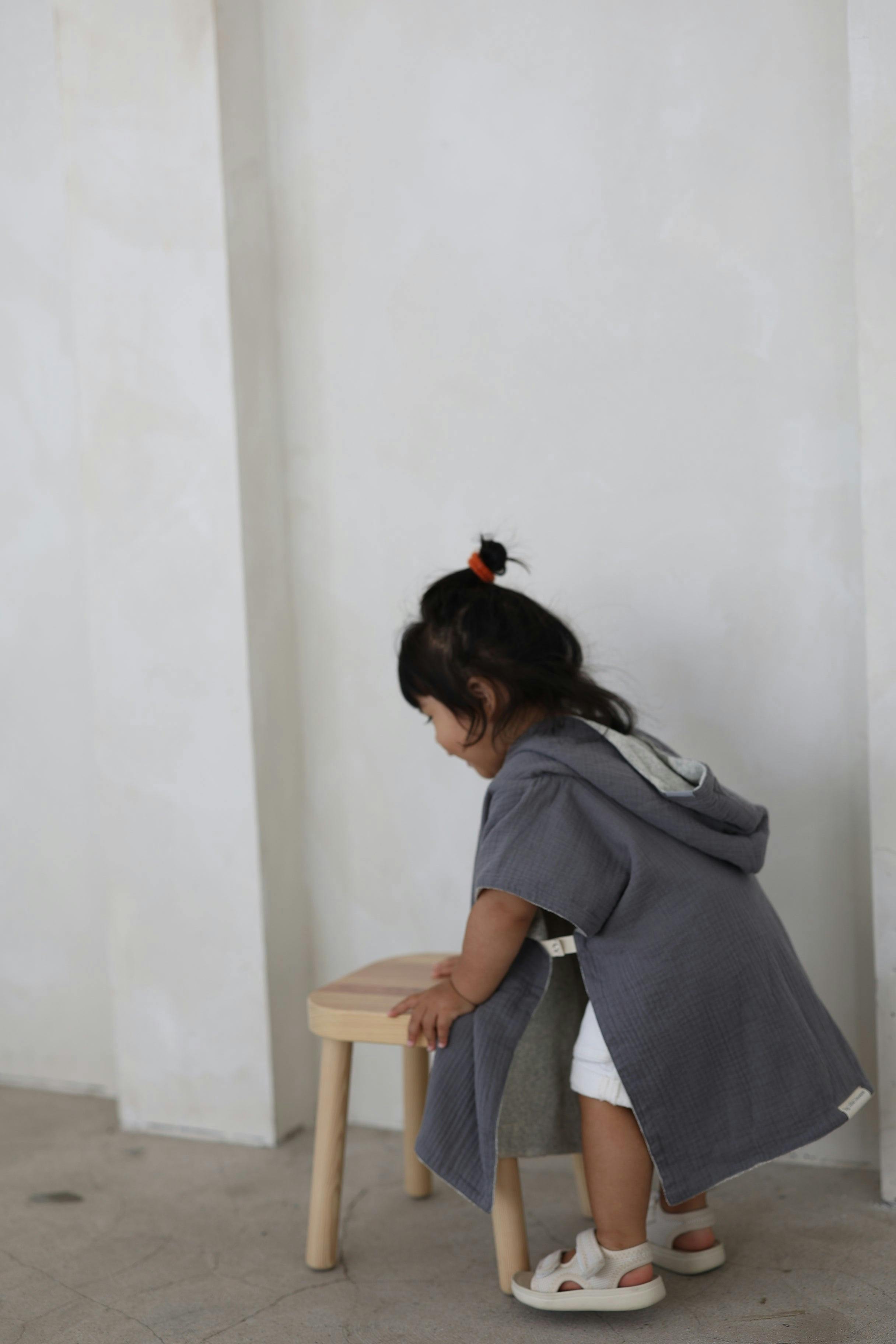 Reversible Hooded Poncho