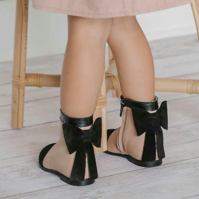 Clara Leather Booties
