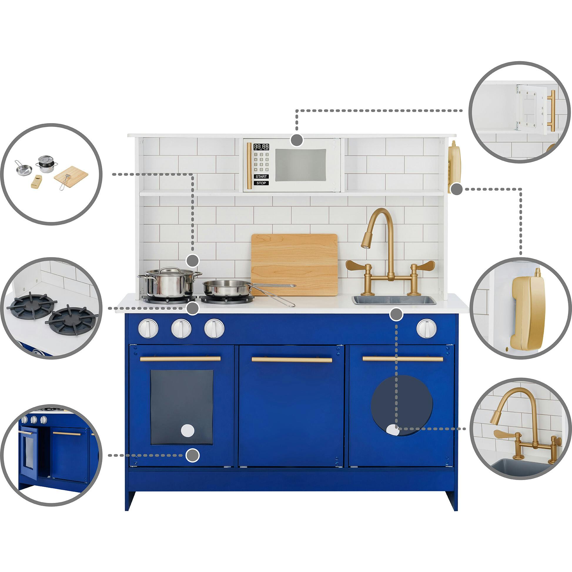 Little Chef Berlin Modern Play Kitchen
