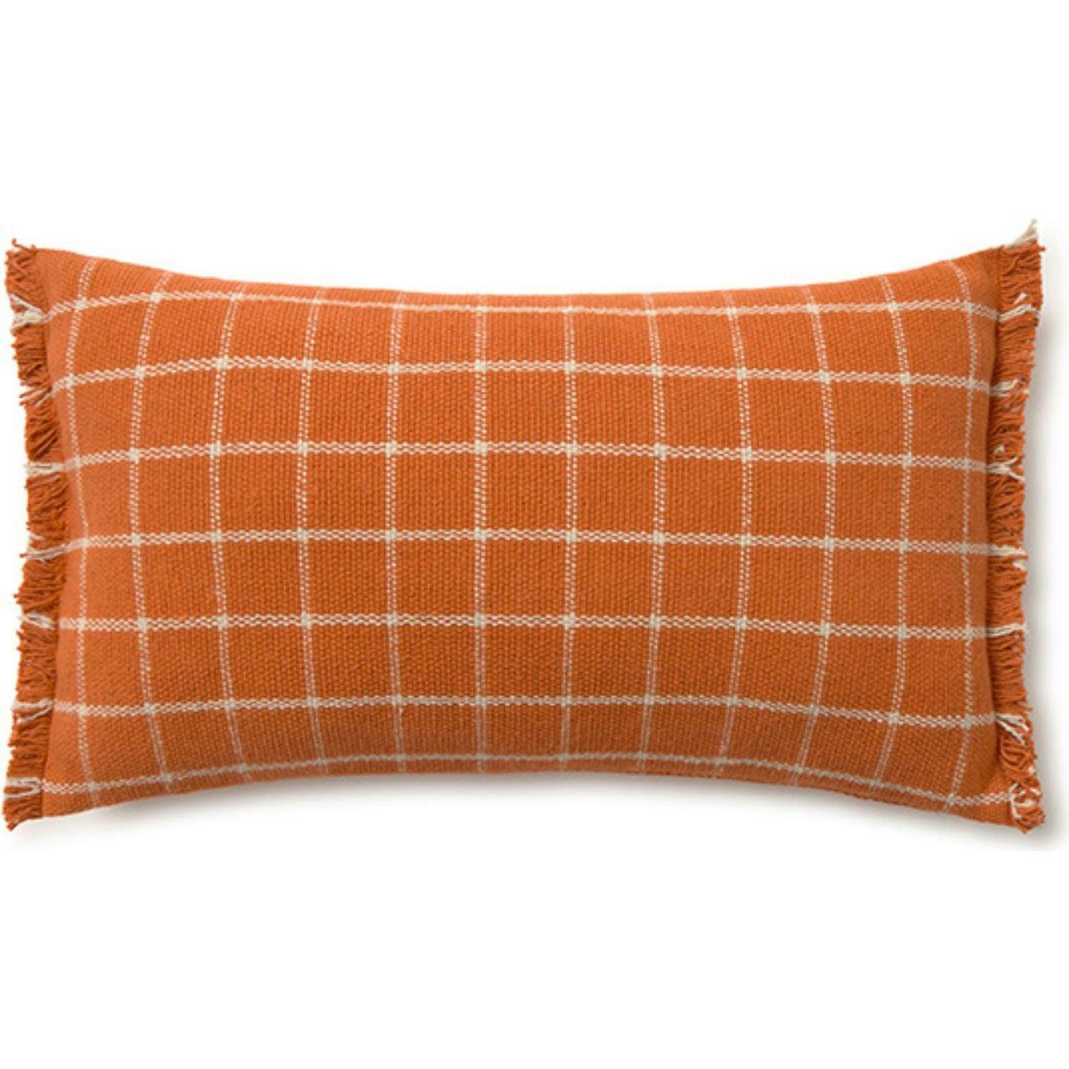 Cushion Geo Block Terracota