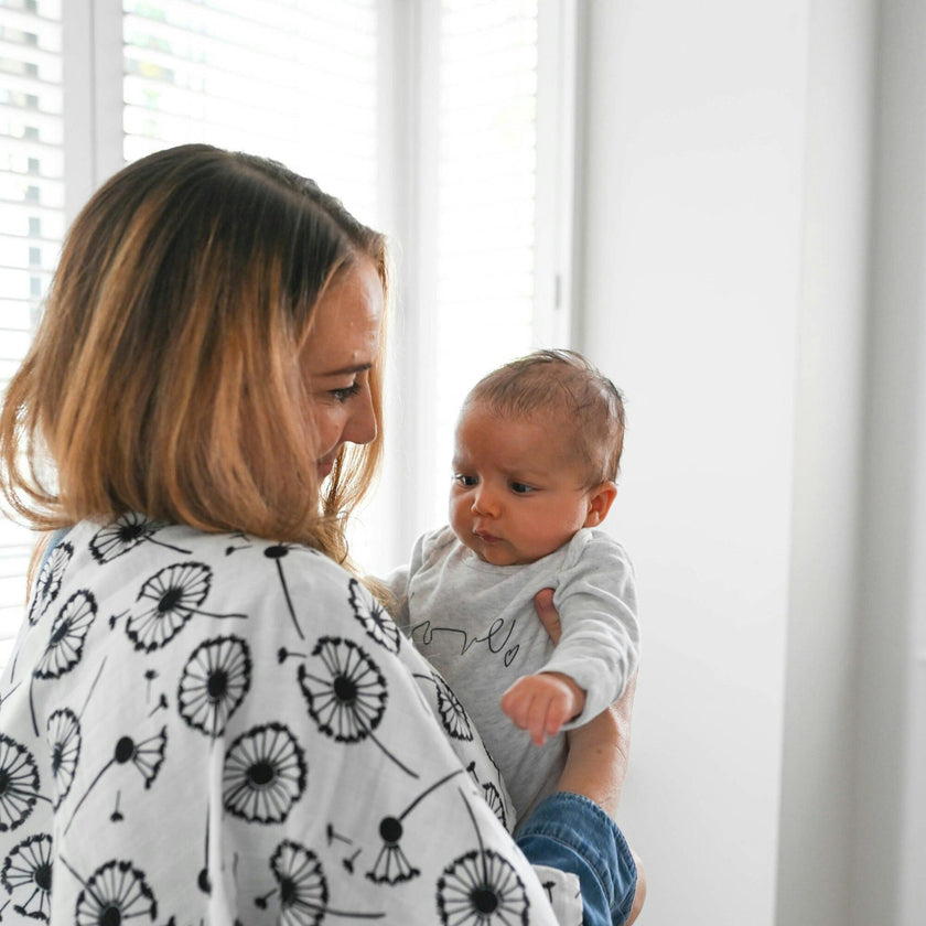 Plant Print Muslins Burp Cloths