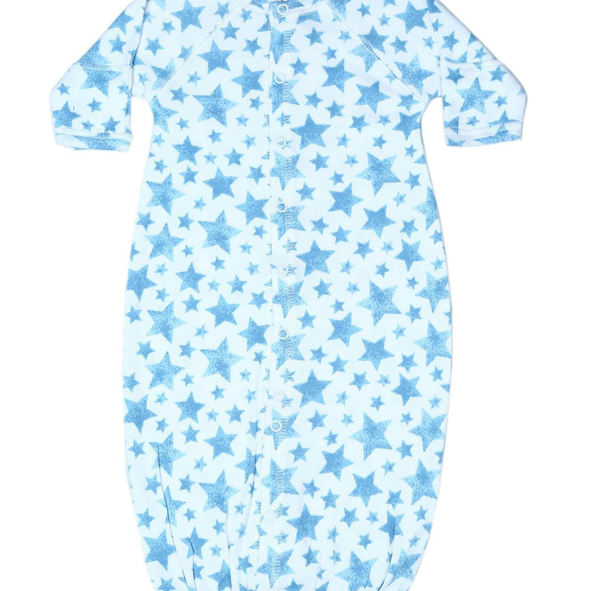 Baby Converter Gown - Soft Stars