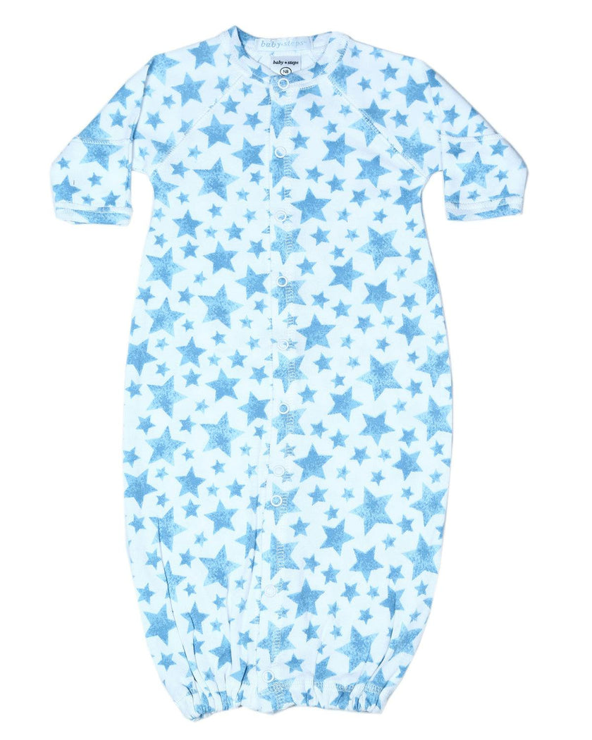 Baby Converter Gown - Soft Stars
