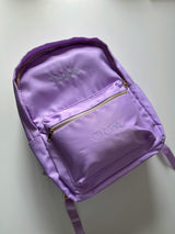 Classic Nylon Backpack – Custom Embroidered Script