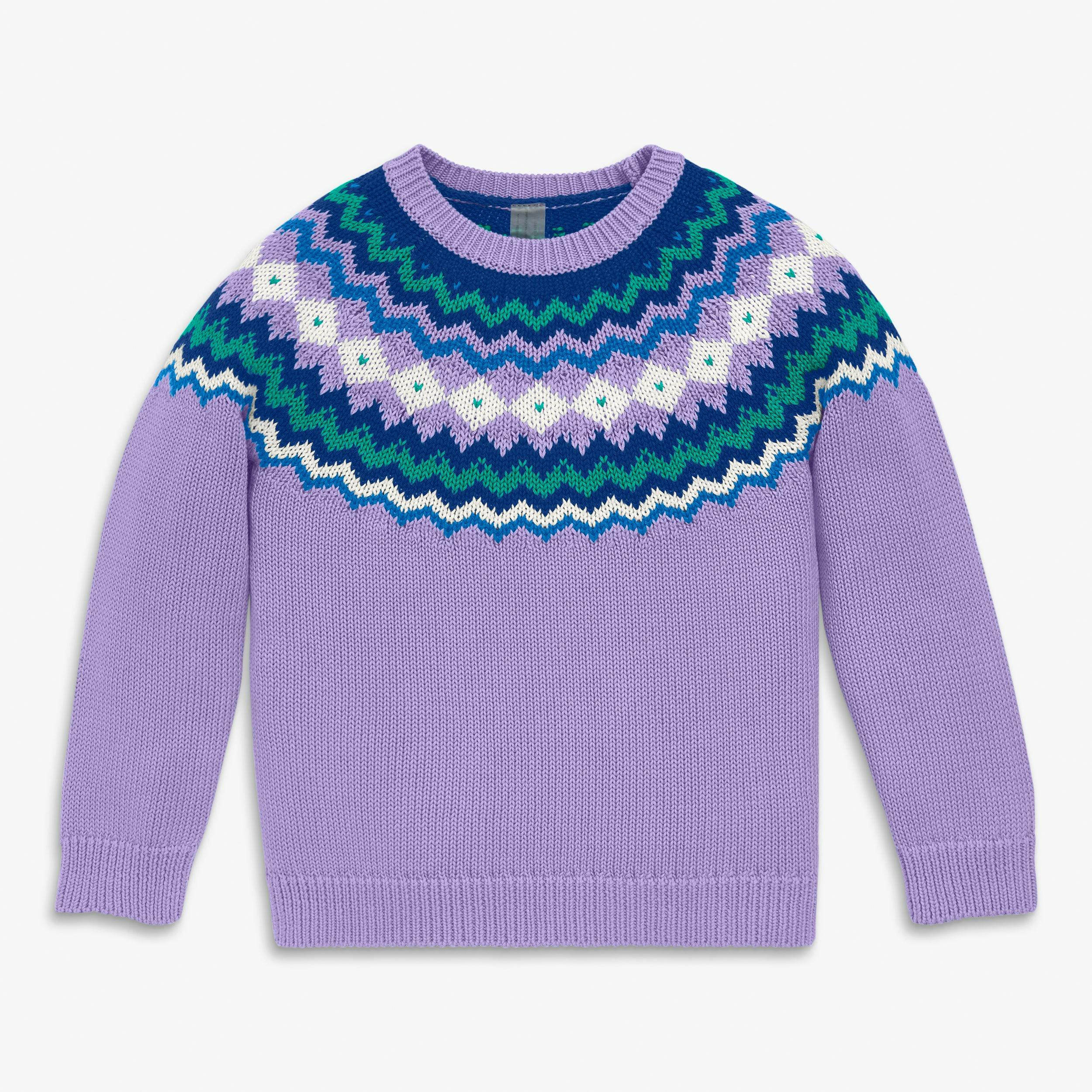 Kids fair isle sweater