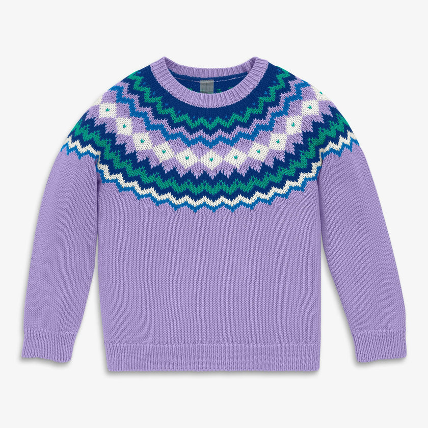 Kids fair isle sweater