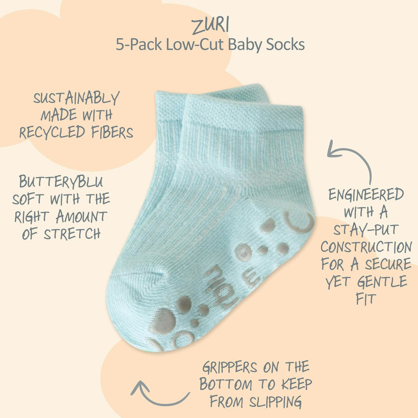 ZURI 5-Pack Baby & Toddler Socks
