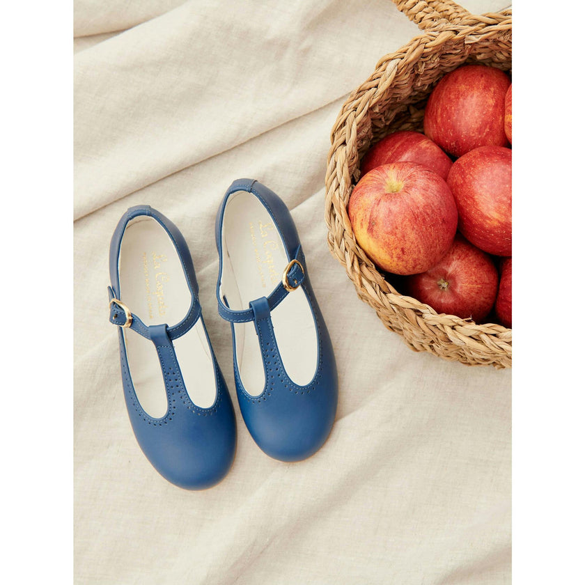 Leather Girl T-Bar Shoes