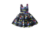 Pinafore Dress in Boombox