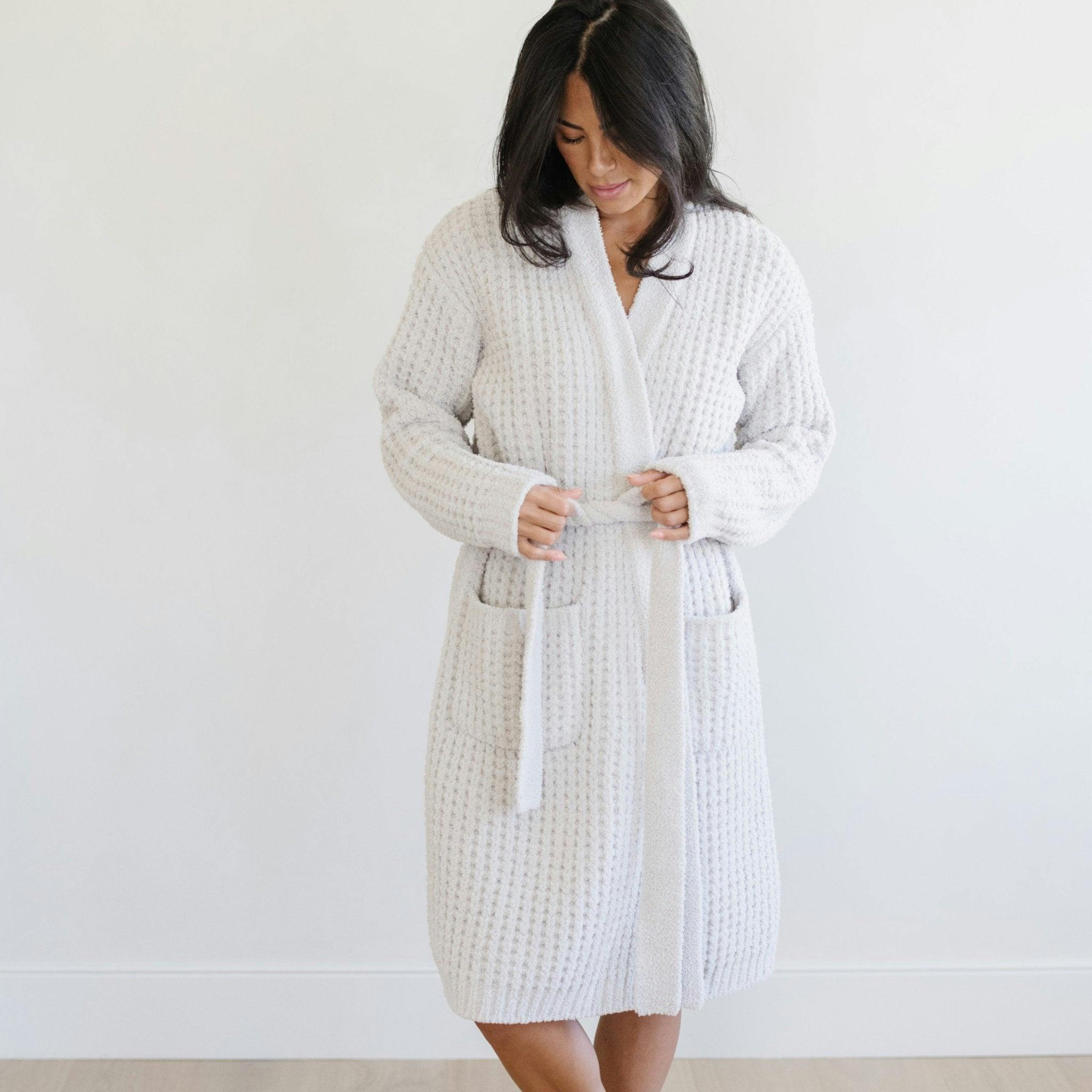 WAFFLE KNIT ROBES