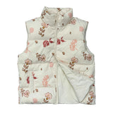 Girls Boho Puffer Vest in Yara Floral