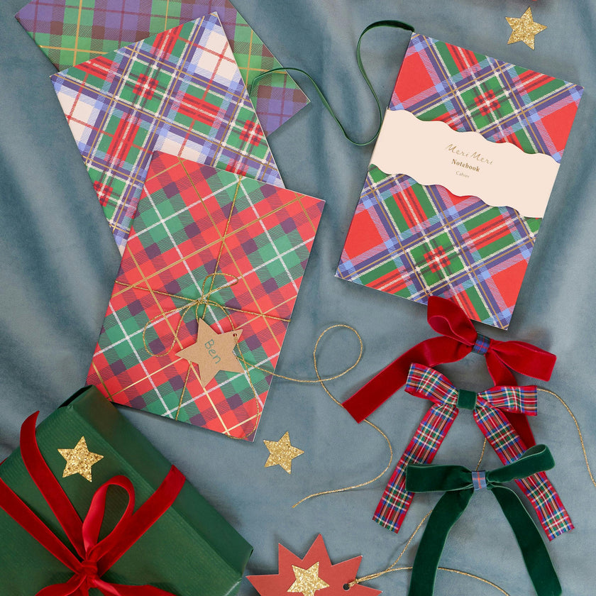 Plaid Softcover Notebook Set