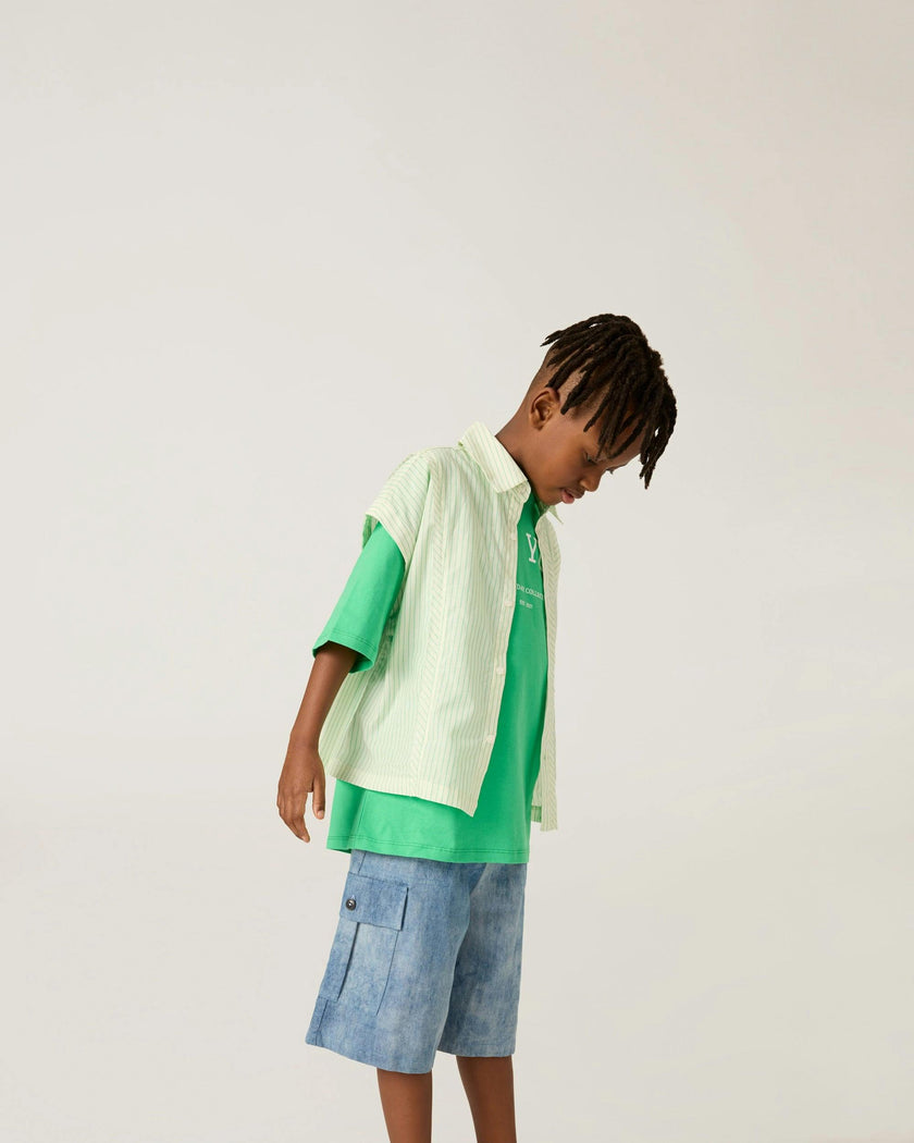 Brooklyn Cargo Shorts in Denim