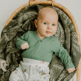 long bodysuit | Basil Green