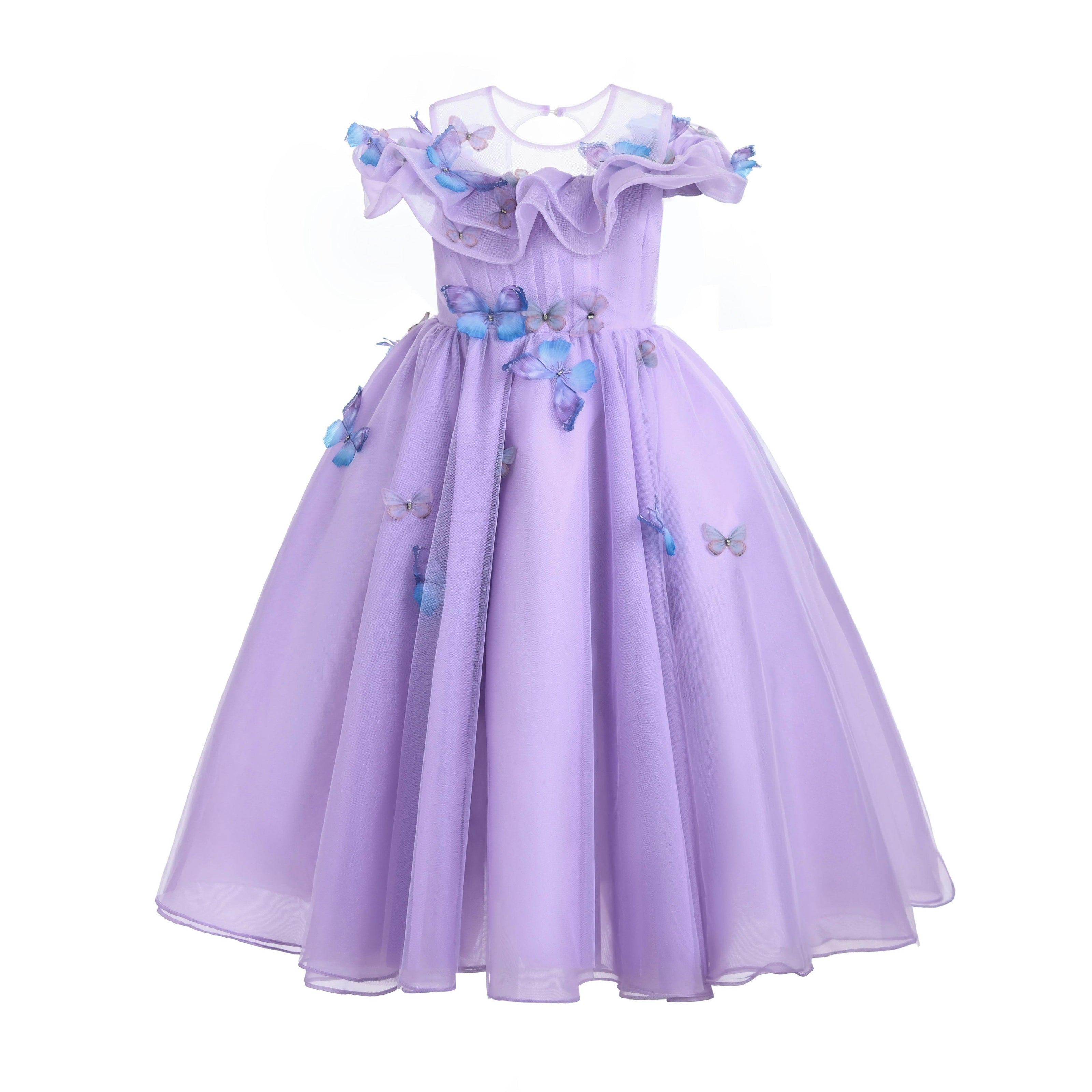 Lavender Zelia Butterfly Gown