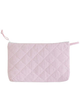 Quilted Luggage - Light Pink