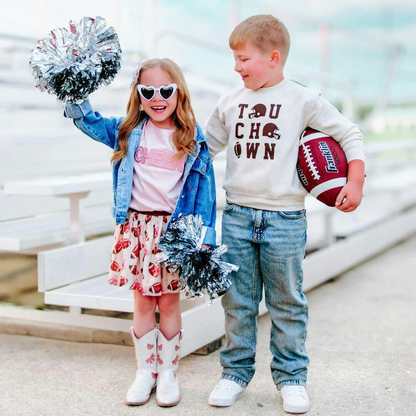Cheer Pearl Patch Short Sleeve T-Shirt