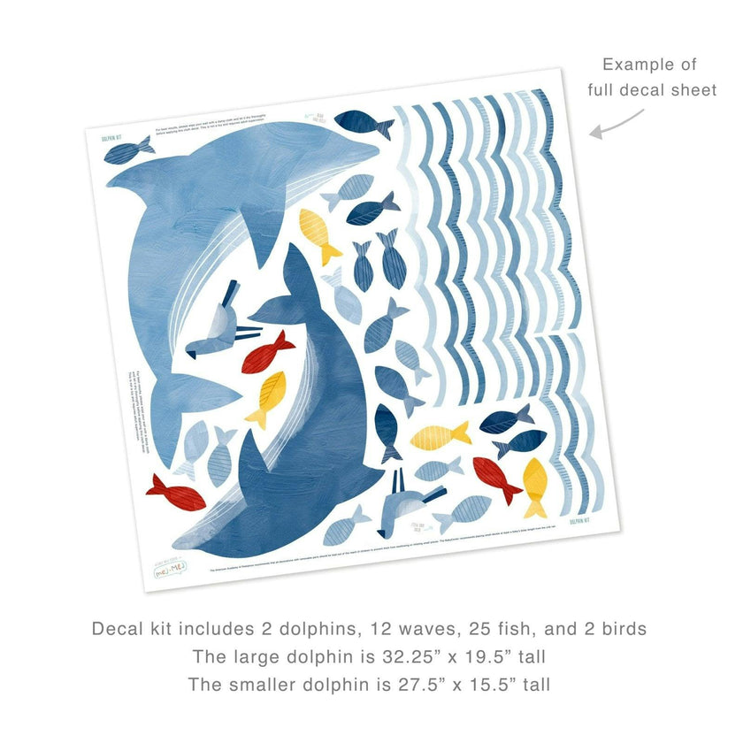 Dolphin Kit • Peel-and-Stick Wall Decals