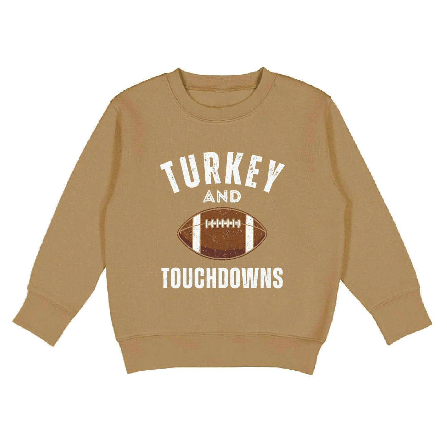 Turkey and Touchdowns Thanksgiving Sweatshirt