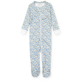 Parker Boys' Zipper Pajama - Blue Savanna Safari