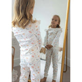 Butterflies Pima Long Pajama Set