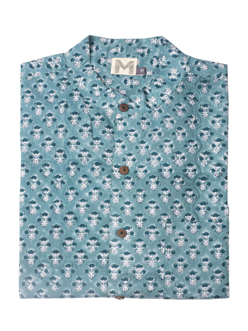 Block Printed Shirt for Men