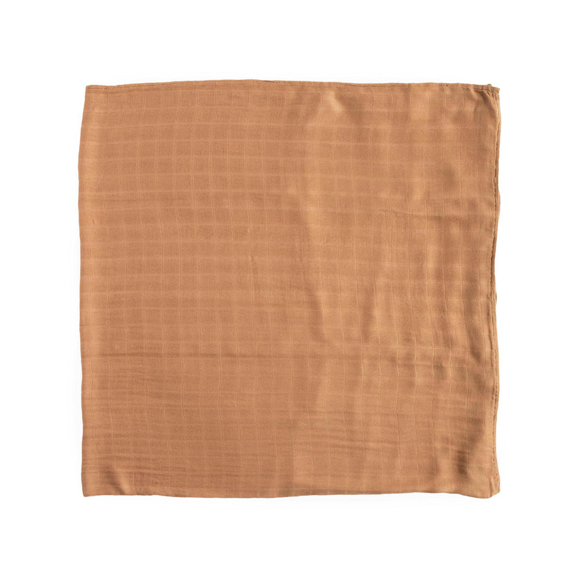 Deluxe Muslin Swaddle Blanket 2 Pack - Caramel