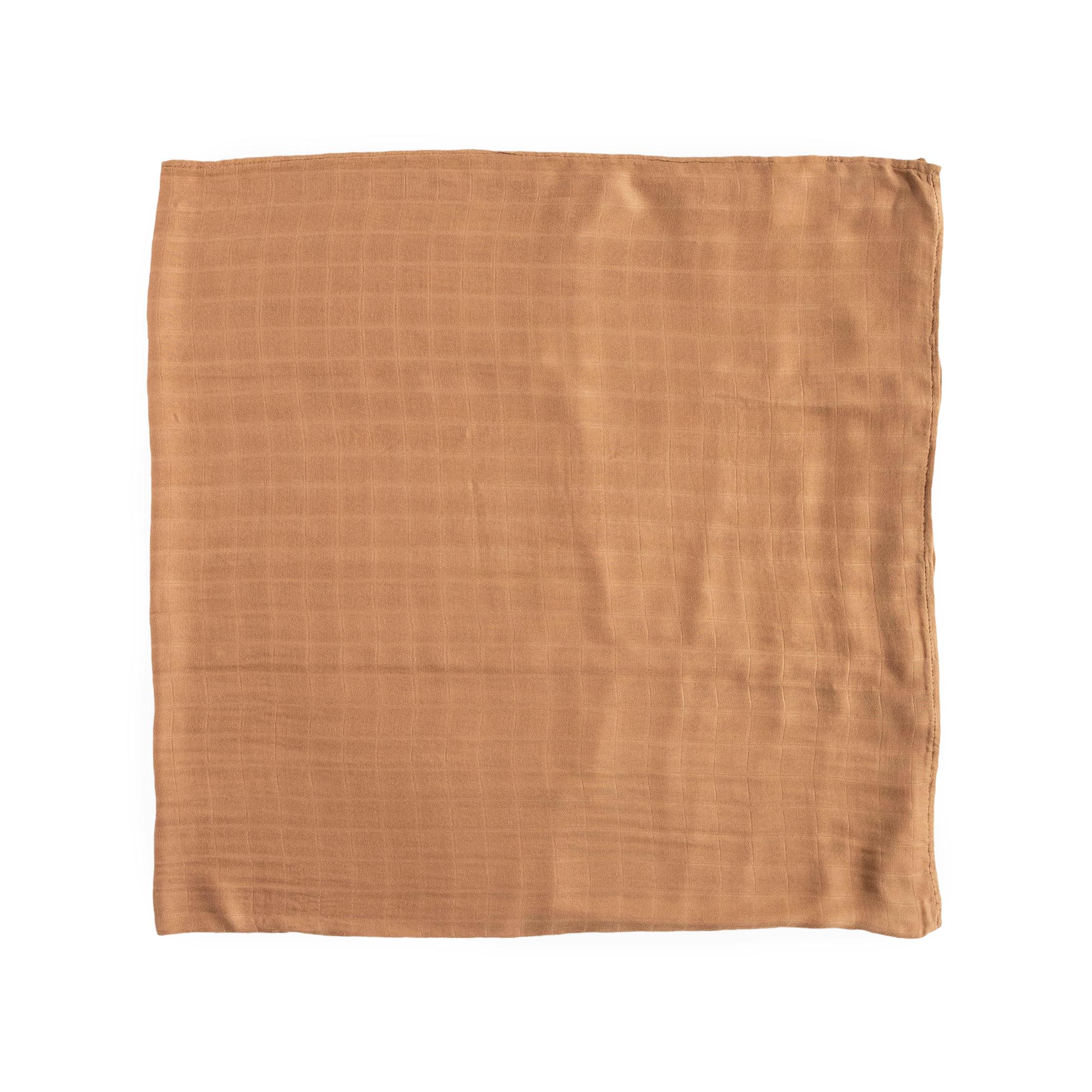 Deluxe Muslin Swaddle Blanket 2 Pack - Caramel