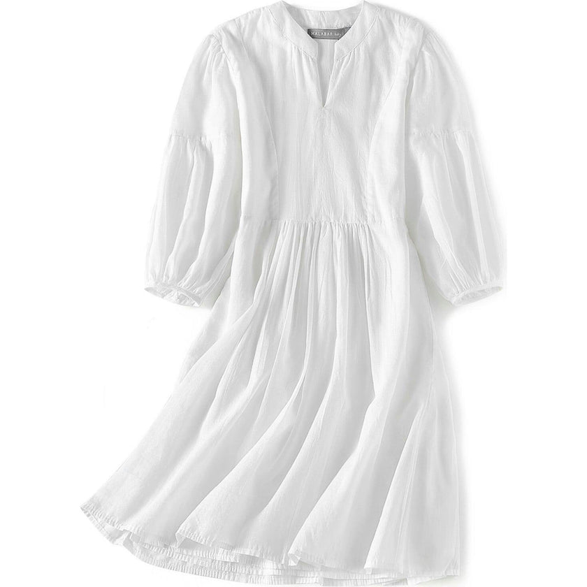 Brush-Stroked Bohemian Dress
