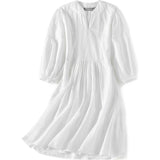 Brush-Stroked Bohemian Dress