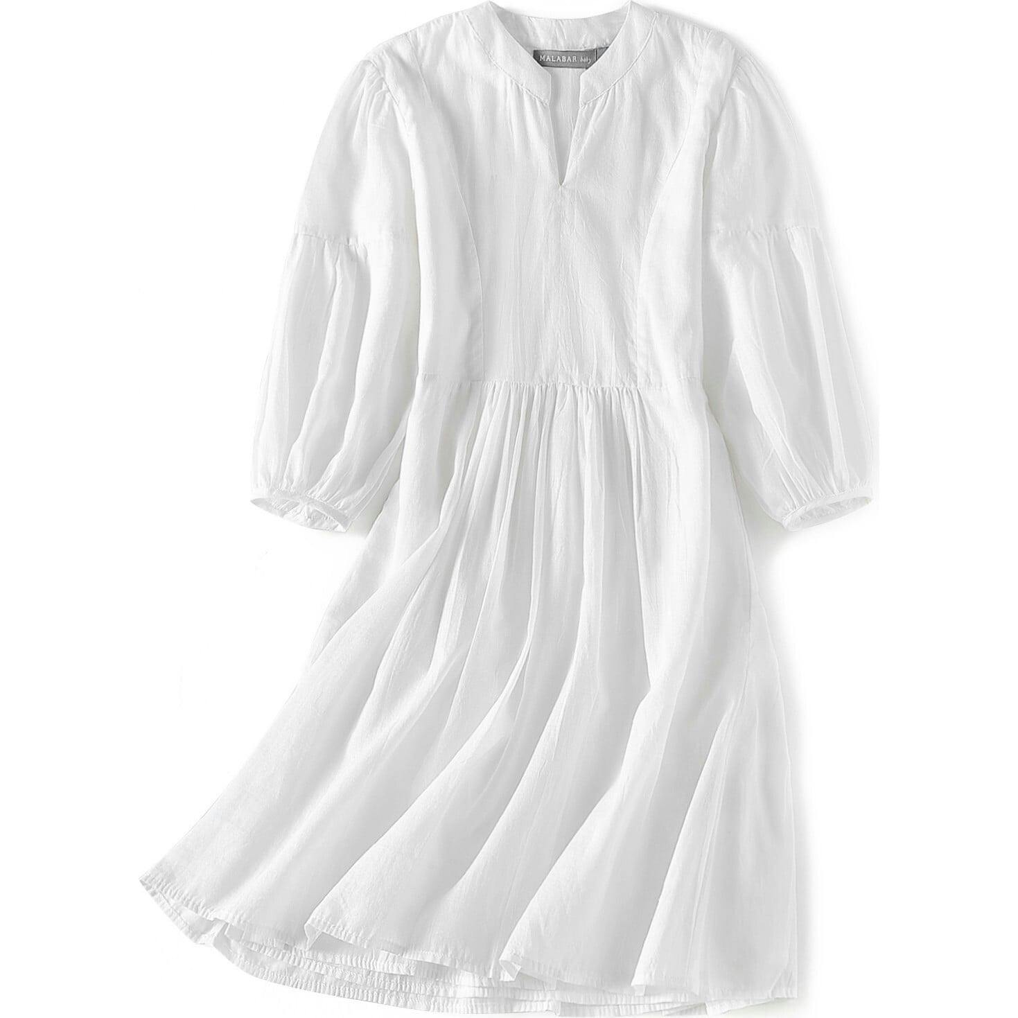 Brush-Stroked Bohemian Dress