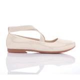 Gold Satin Baby Ballerina Flats
