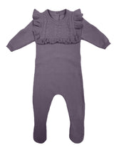 Ruffle Bib Long Sleeve Footie