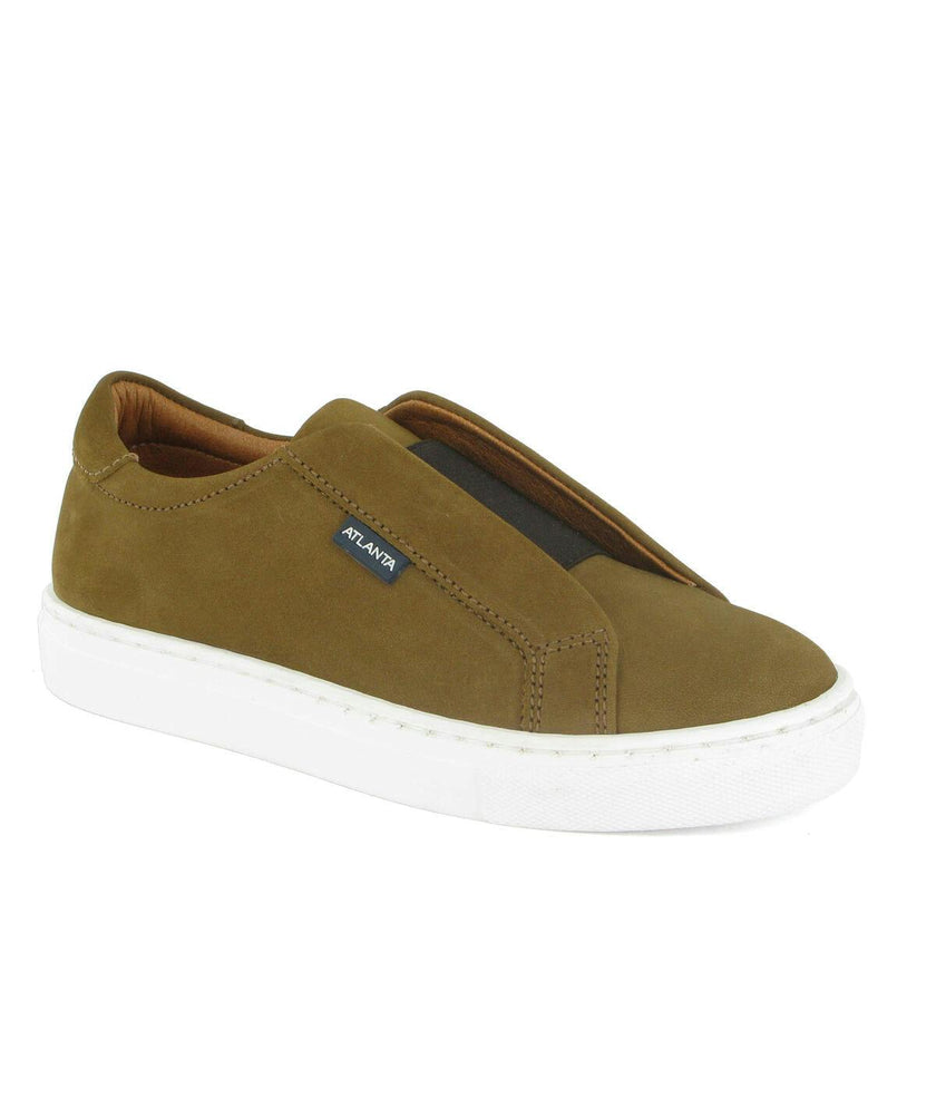 Nubuck Leather Sneaker, Camel