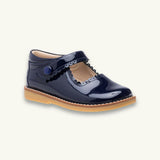 Mary Jane | Navy Blue Patent Leather
