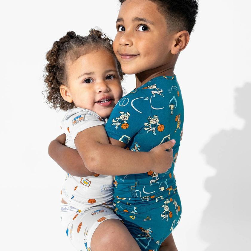 All Star Basketball Bamboo Kids Pajama Short Set