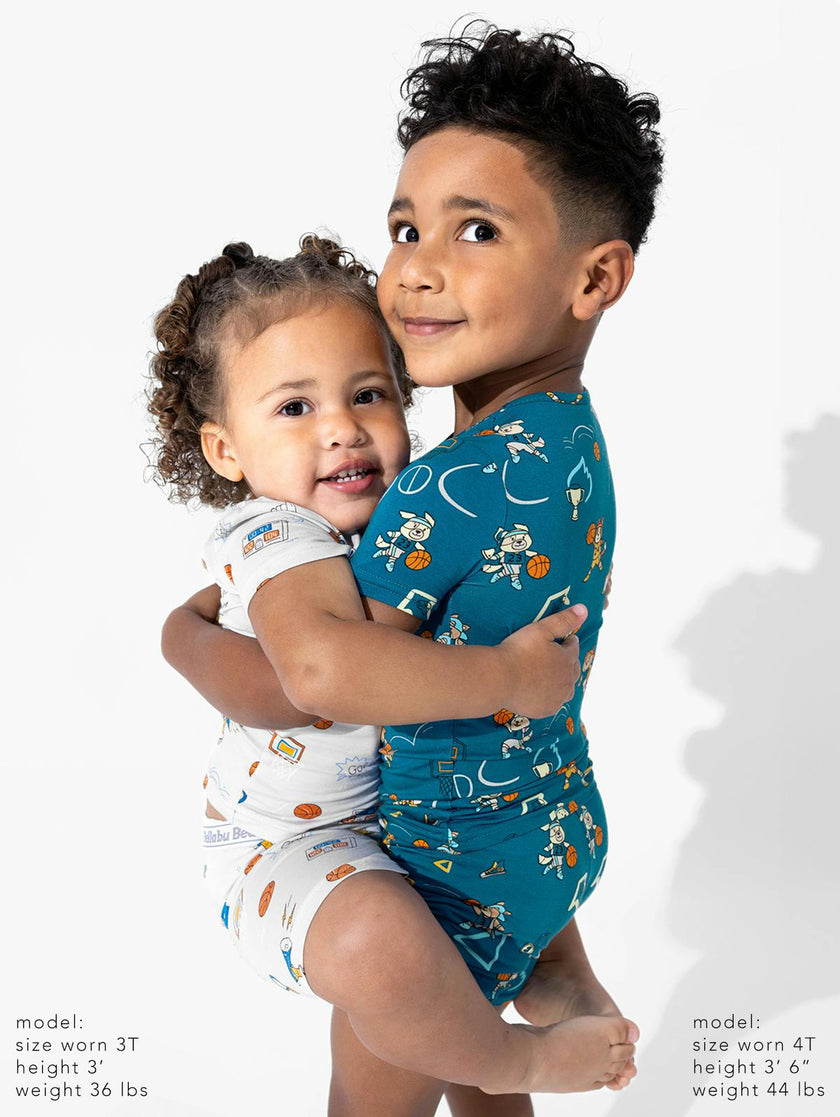 All Star Basketball Bamboo Kids Pajama Short Set